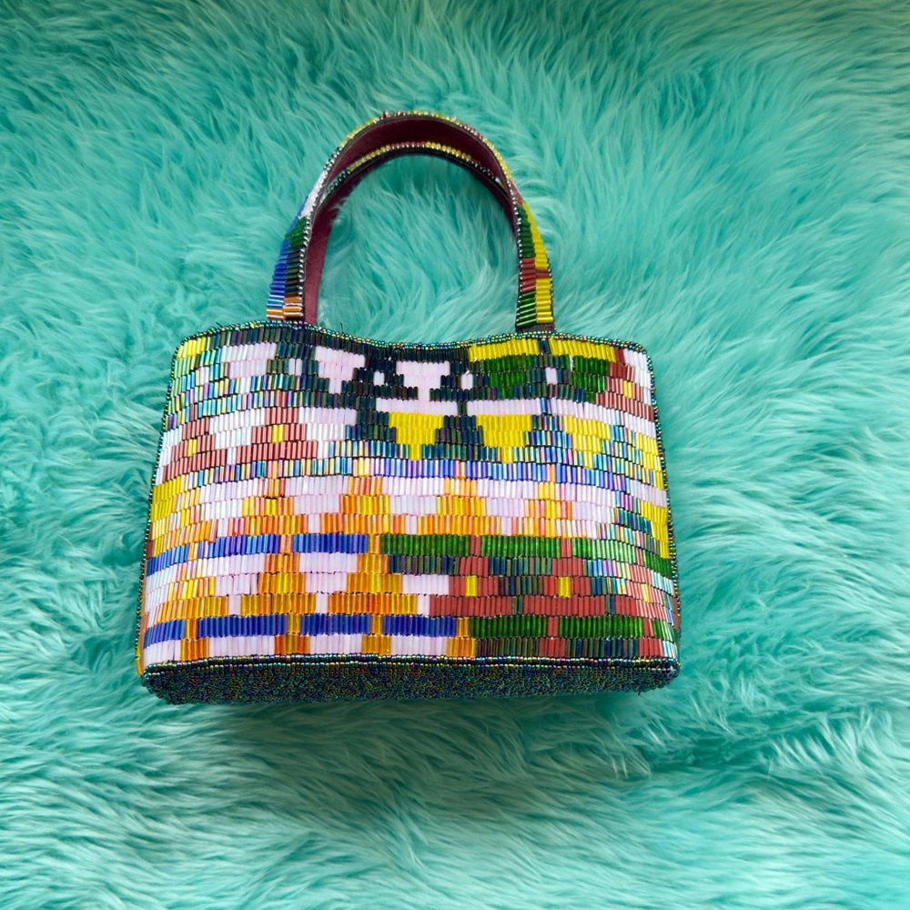 Colorful Beaded Mini Bag - Picture 2 of 5